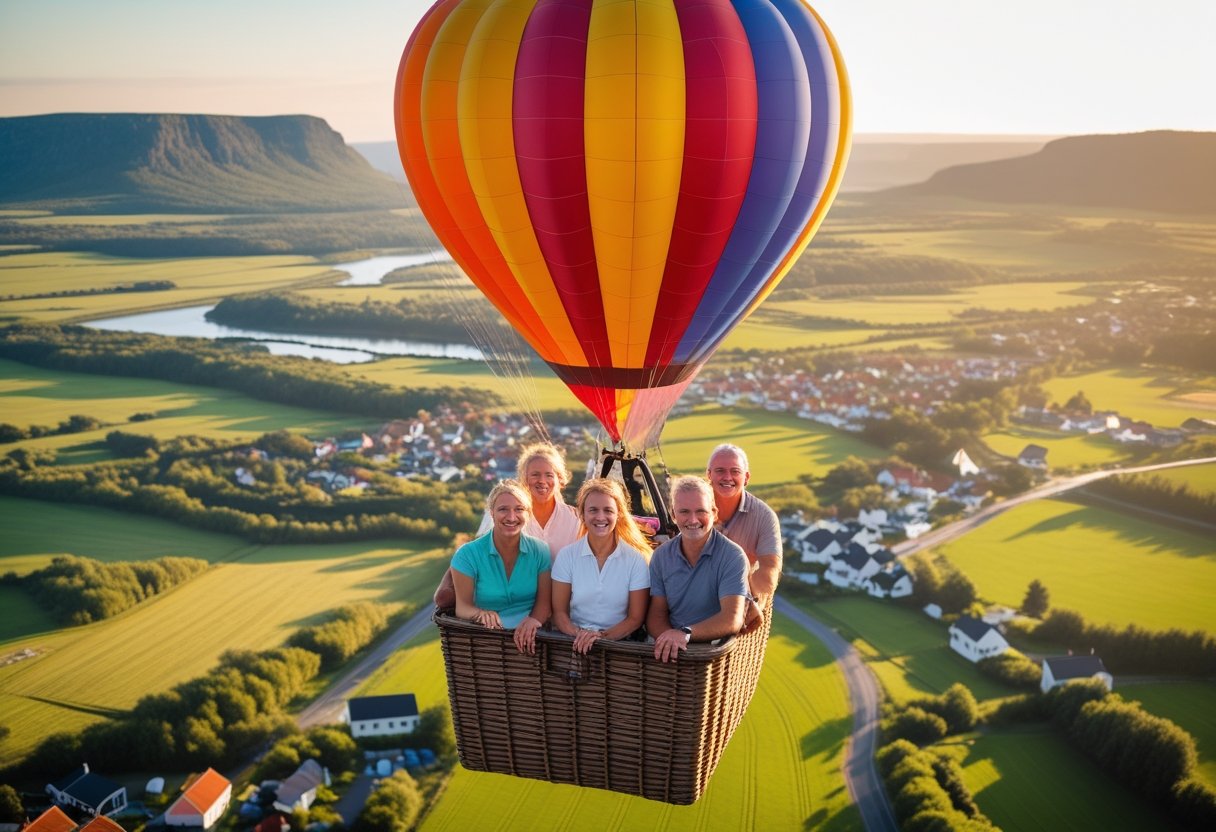 Uforglemmelig luftballon tur over Fyn