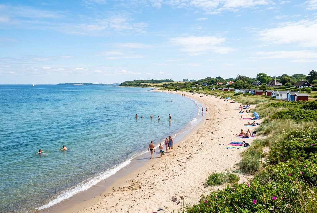 Gode badestrande på Fyn