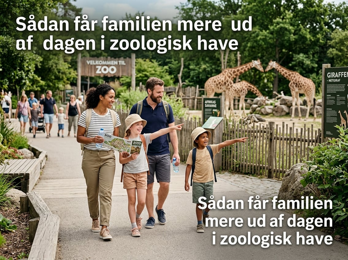 Sådan får familien mere ud af dagen i zoologisk have